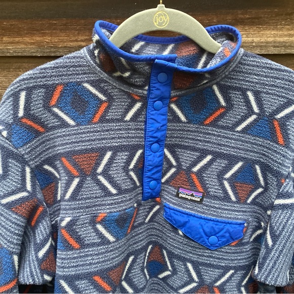 Children’s Patagonia Synchilla Fleece Pullover, Size 16-18 - Picture 3 of 6